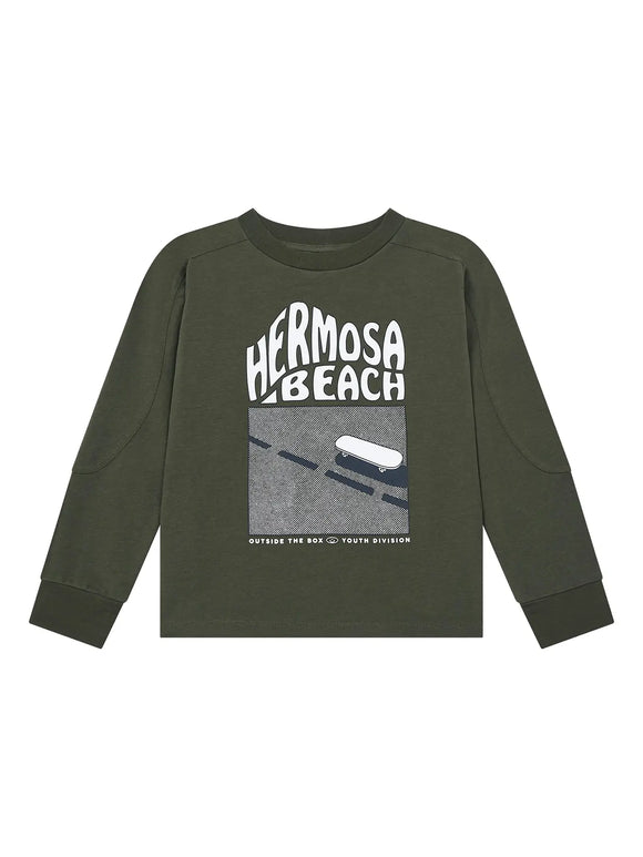 T-shirt Hundred Pieces Manches Longues Hermosa Beach - thegang-online